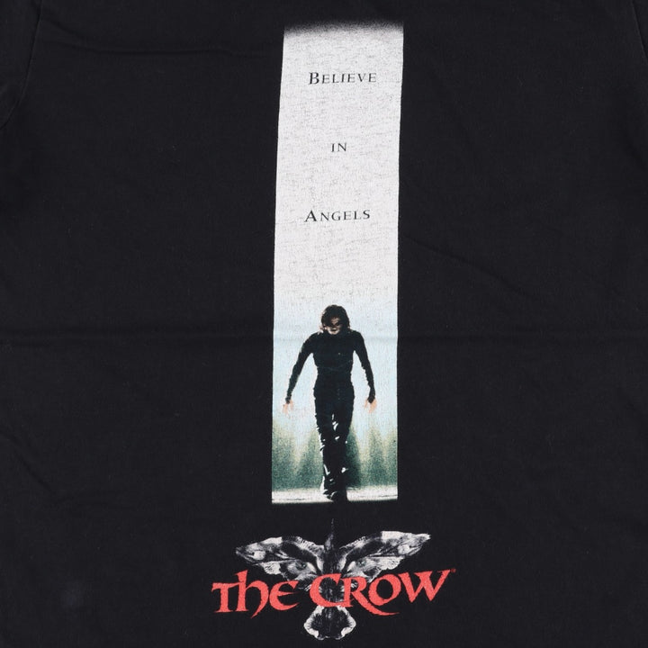 THE CROW Movie T-shirt (Men's size M) cotton black type Vintage Second Hand