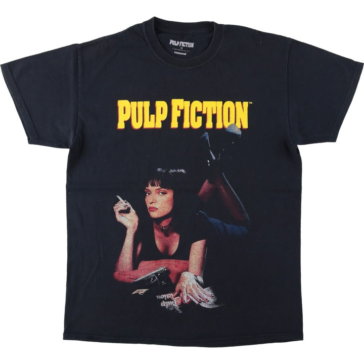 PULP FICTION Movie T-shirt (Men's XS equivalent) unclear black type Vintage Second Hand