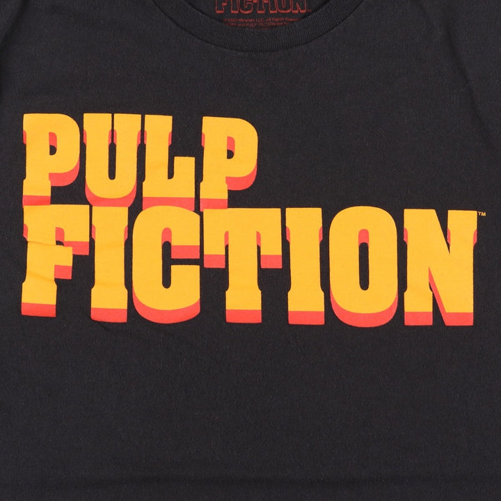 PULP FICTION Pulp Fiction Movie T-shirt Men's M size cotton black type Vintage Second Hand
