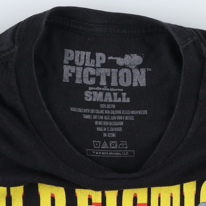 Goodie Two Sleeves Pulp Fiction Movie T-Shirt (Men's Size S) cotton black type Vintage Second Hand