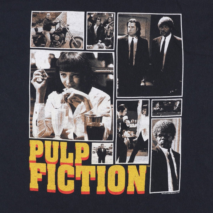 AMERICAN CLASSICS PULP FICTION Movie T-shirt (Men's size M) cotton black type Vintage Second Hand