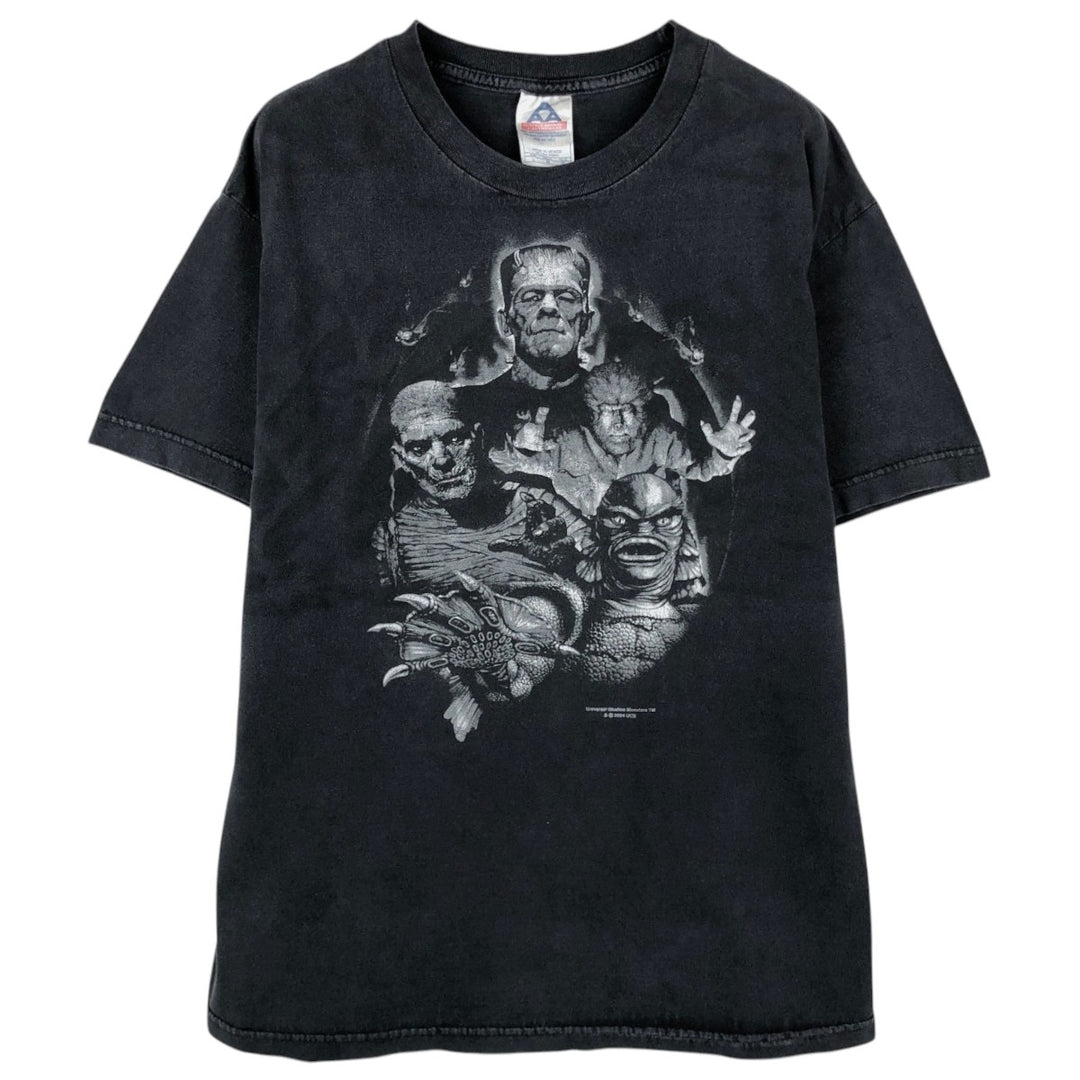 2000'S ALSTYLE UNIVERSAL MONSTERS Movie T-shirt, Men's Size L (approx.) cotton black type Vintage Second Hand