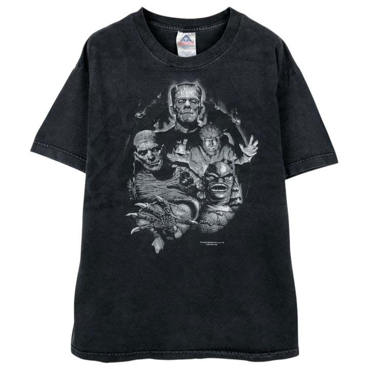 2000'S ALSTYLE UNIVERSAL MONSTERS Movie T-shirt, Men's Size L (approx.) cotton black type Vintage Second Hand