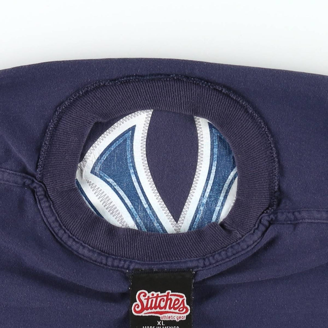 2000'S Stitches MLB New York Yankees Sports Print T-Shirt, Men's Size XL (approx.) cotton navy blue type Vintage Second Hand
