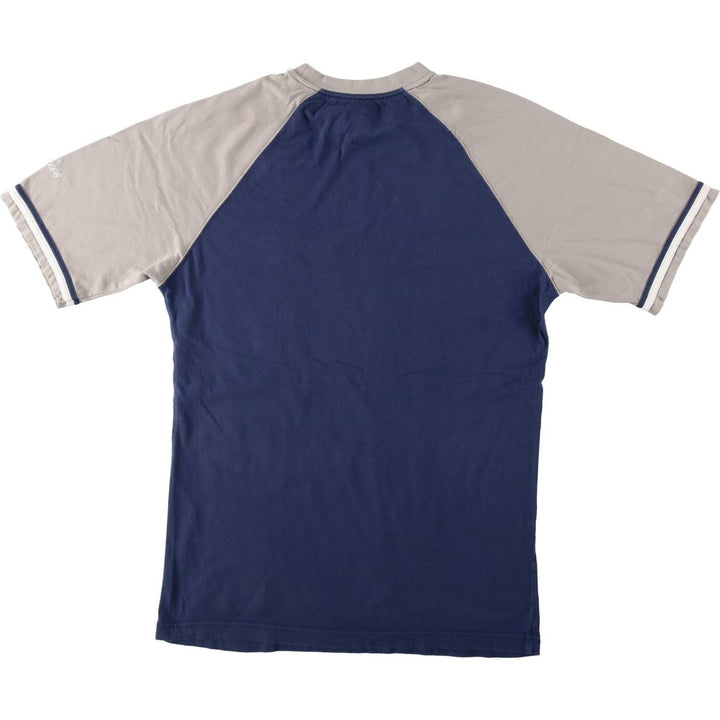 MLB NEW YORK YANKEES Sports T-Shirt (Men's Size L) cotton navy blue type Vintage Second Hand