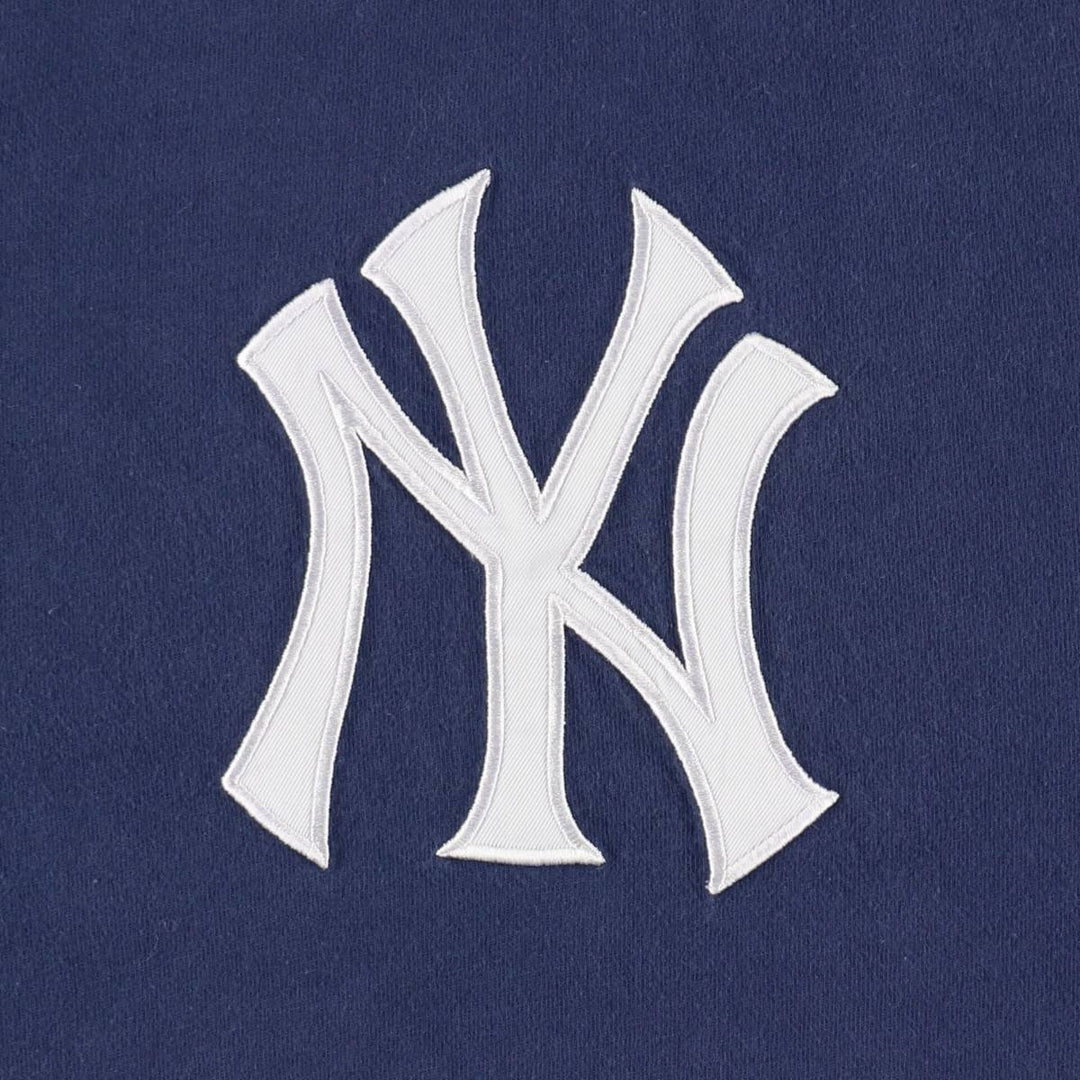 MLB NEW YORK YANKEES Sports T-Shirt (Men's Size L) cotton navy blue type Vintage Second Hand