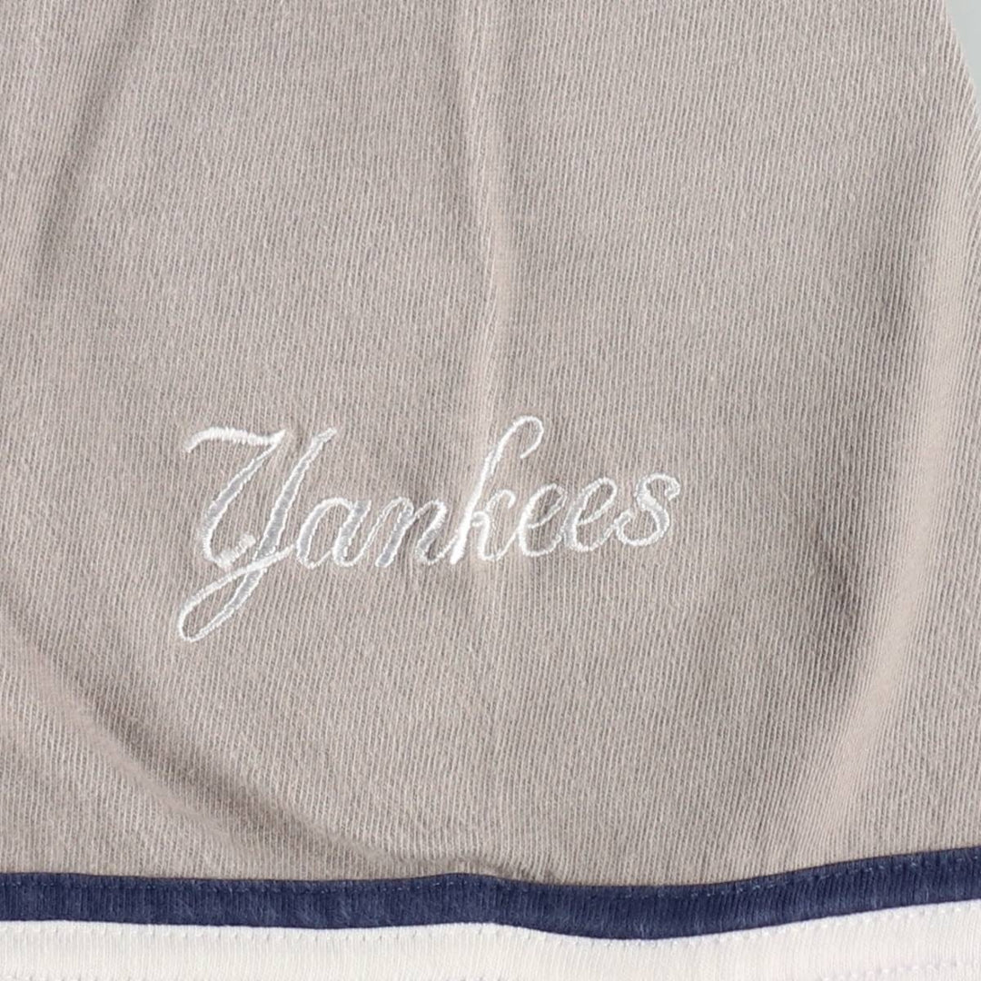 MLB NEW YORK YANKEES Sports T-Shirt (Men's Size L) cotton navy blue type Vintage Second Hand