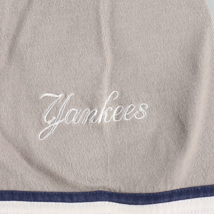 MLB NEW YORK YANKEES Sports T-Shirt (Men's Size L) cotton navy blue type Vintage Second Hand