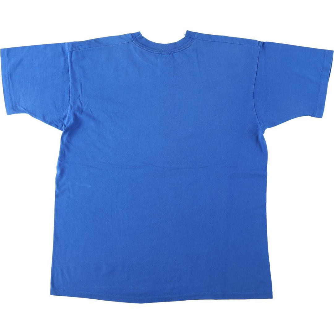 90'S ARTEX NFL New York Giants sports print T-shirt, Made in USA, Men's XL equivalent, Vintage cotton blue type Vintage Second Hand