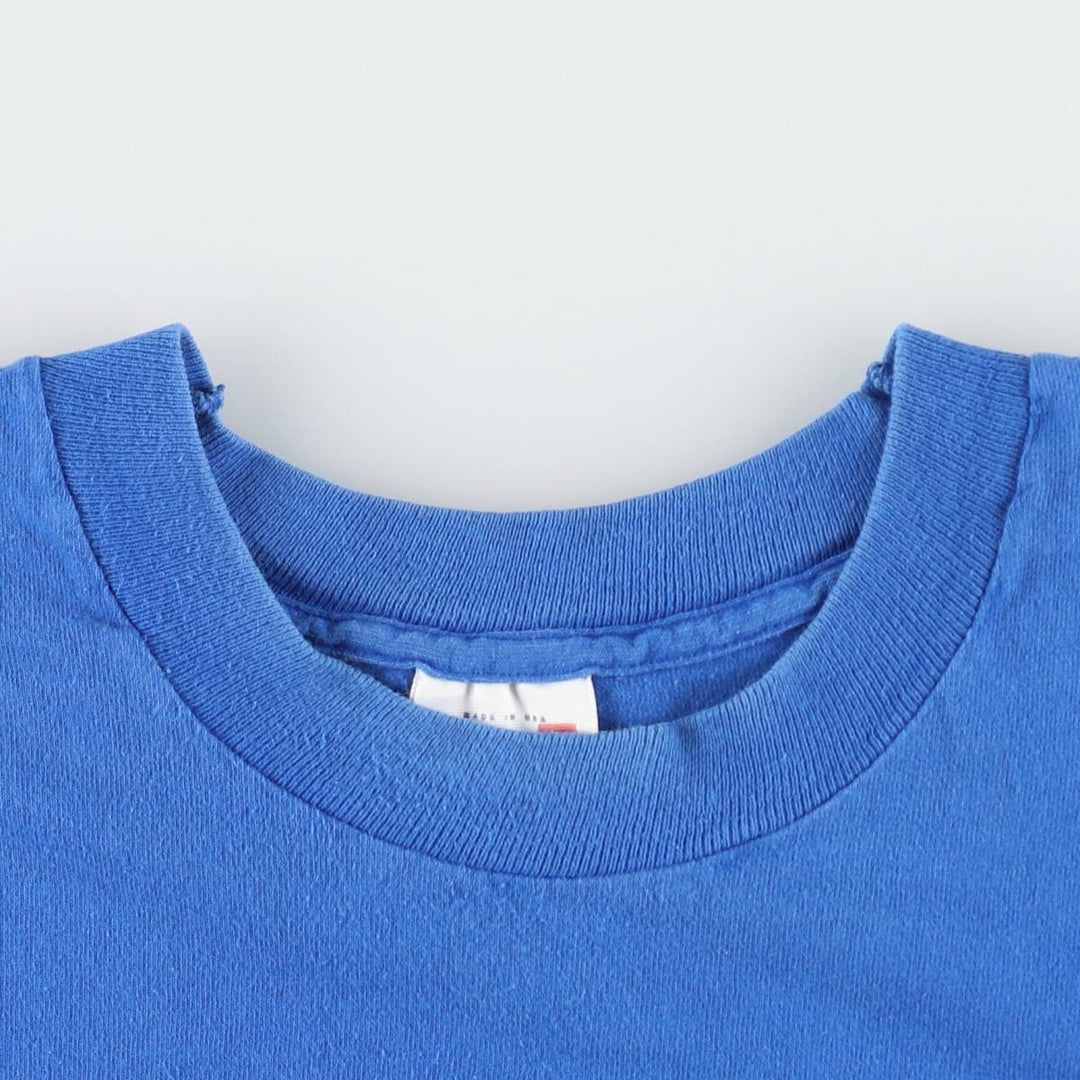90'S ARTEX NFL New York Giants sports print T-shirt, Made in USA, Men's XL equivalent, Vintage cotton blue type Vintage Second Hand