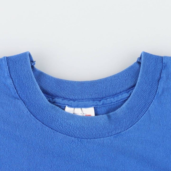 90'S ARTEX NFL New York Giants sports print T-shirt, Made in USA, Men's XL equivalent, Vintage cotton blue type Vintage Second Hand