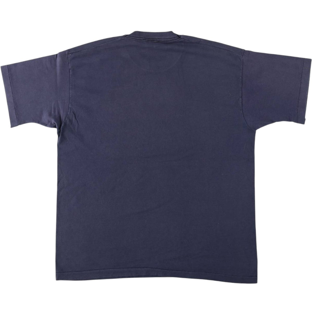 90'S SALEM MLB SEATTLE MARINERS Sports Print T-Shirt, Made in USA, Men's Size L (Equivalent), Vintage cotton navy blue type Vintage Second Hand