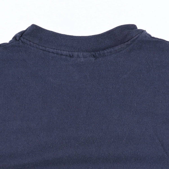 Champion NFL Chicago Bears sports print t-shirt, made in USA, men's size M equivalent, vintage. cotton navy blue type Vintage Second Hand