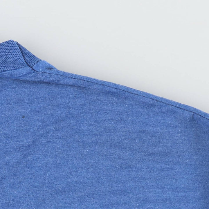 90'S Screen Stars NBA Detroit Pistons sports print T-shirt, Made in USA, Men's XL equivalent. cotton blue type Vintage Second Hand