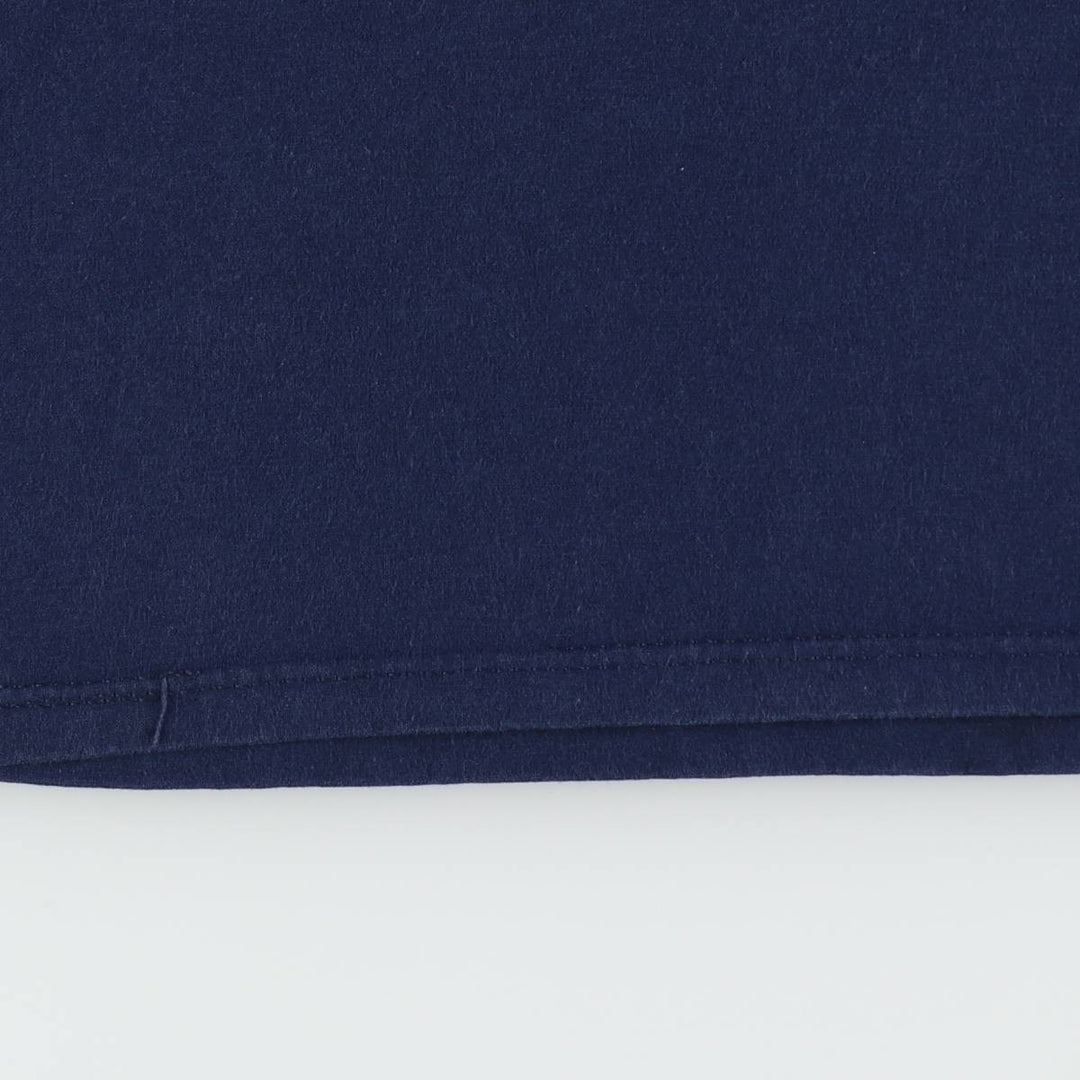 90'S Logo Seven NFL New York Giants V-neck Football T-shirt, 3/4 sleeve, Made in USA, Men's size L equivalent. cotton navy blue type Vintage Second Hand