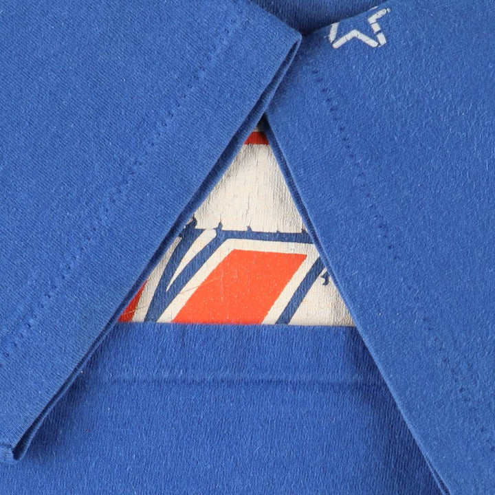 80'S Starter MLB New York Mets sports print t-shirt, men's size L equivalent, vintage. unclear blue type Vintage Second Hand