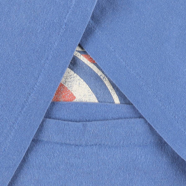 90'S ARTEX MLB CHICAGO CUBS Sports Print T-Shirt, Made in USA, Men's Size L (Equivalent), Vintage cotton blue type Vintage Second Hand