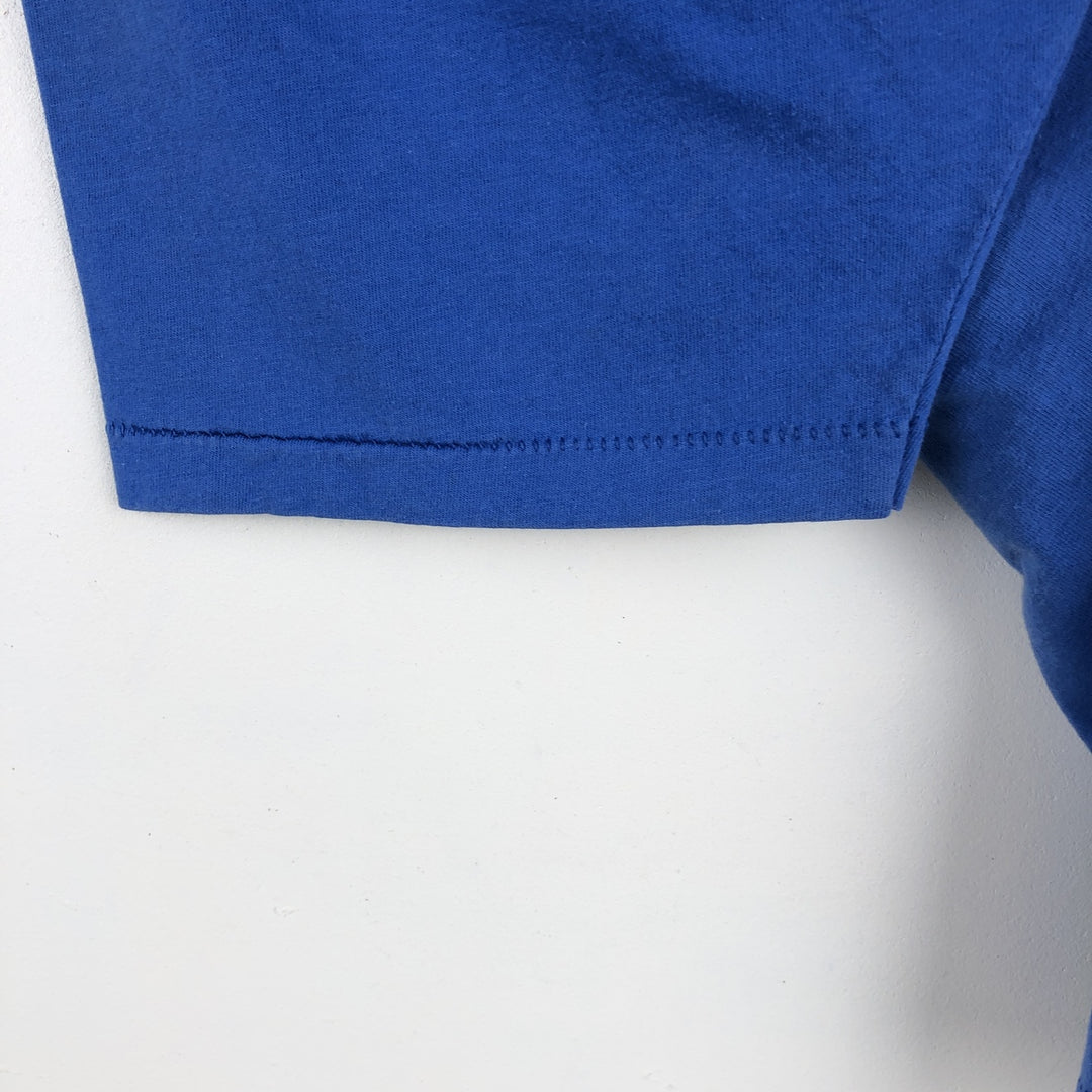 90'S Fruit of the Loom MLB Toronto Blue Jays Sports Print T-Shirt, Made in Canada, Men's XL equivalent, Vintage cotton blue type Vintage Second Hand