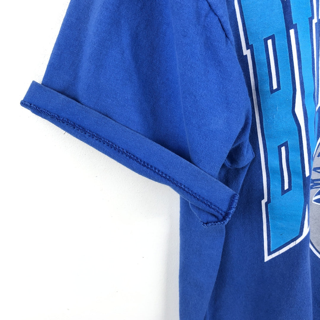 90'S Fruit of the Loom MLB Toronto Blue Jays Sports Print T-Shirt, Made in Canada, Men's XL equivalent, Vintage cotton blue type Vintage Second Hand