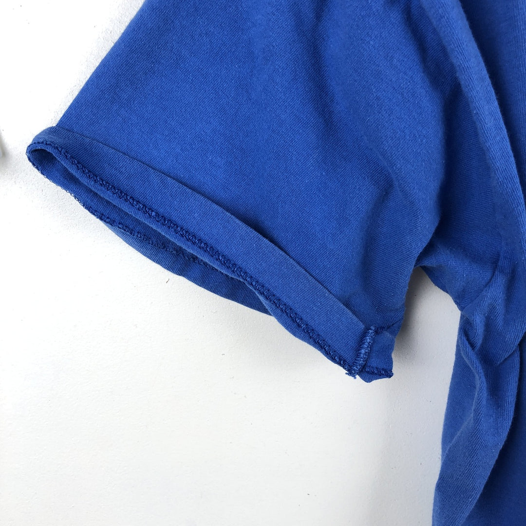 90'S Fruit of the Loom MLB Toronto Blue Jays Sports Print T-Shirt, Made in Canada, Men's XL equivalent, Vintage cotton blue type Vintage Second Hand