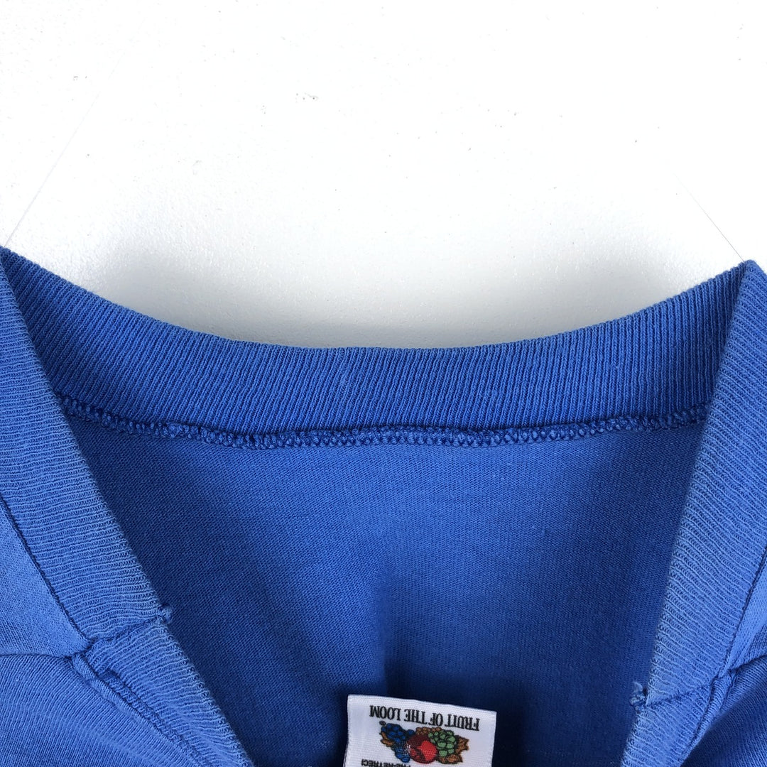 90'S Fruit of the Loom MLB Toronto Blue Jays Sports Print T-Shirt, Made in Canada, Men's XL equivalent, Vintage cotton blue type Vintage Second Hand