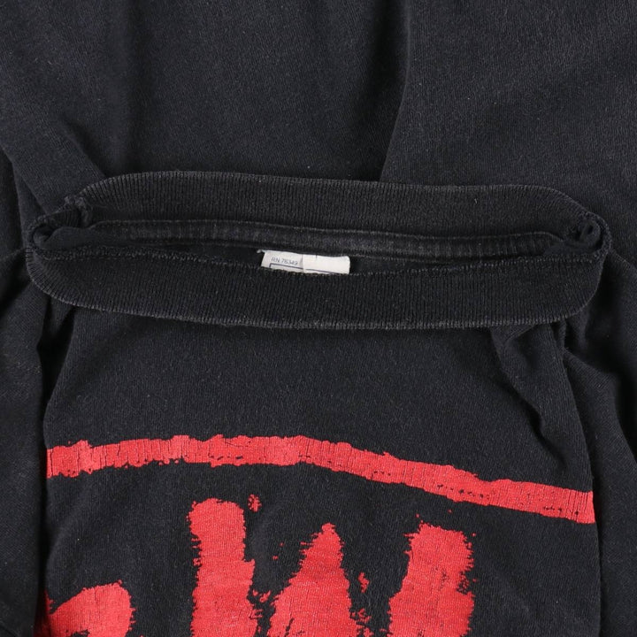 90'S T-AMERICA nWo New World Order Pro Wrestling Sports Print T-Shirt, Men's XL (approx.), Vintage cotton black type Vintage Second Hand