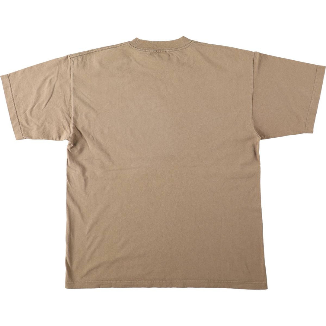 Knott's Berry Farm Animal Pattern Advertising T-Shirt, Made in USA, Men's XL (approx.) unclear beige type brown Vintage Second Hand