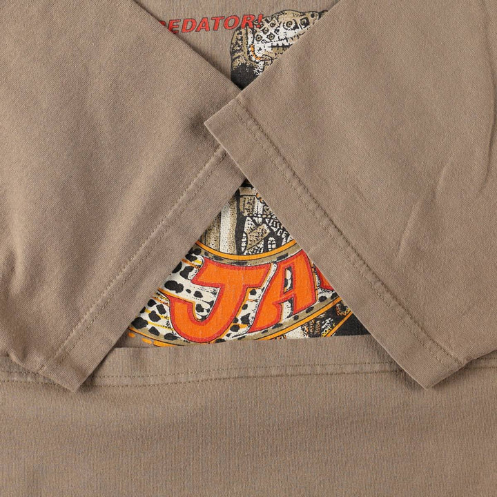 Knott's Berry Farm Animal Pattern Advertising T-Shirt, Made in USA, Men's XL (approx.) unclear beige type brown Vintage Second Hand