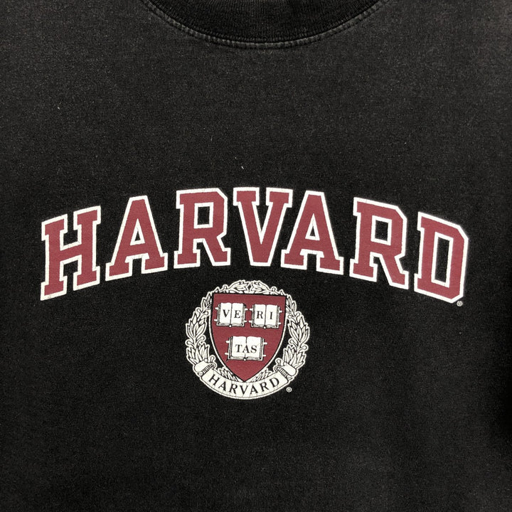 Champion Harvard University College T-shirt, Men's Size M (approx.) cotton Charcoal Vintage Second Hand