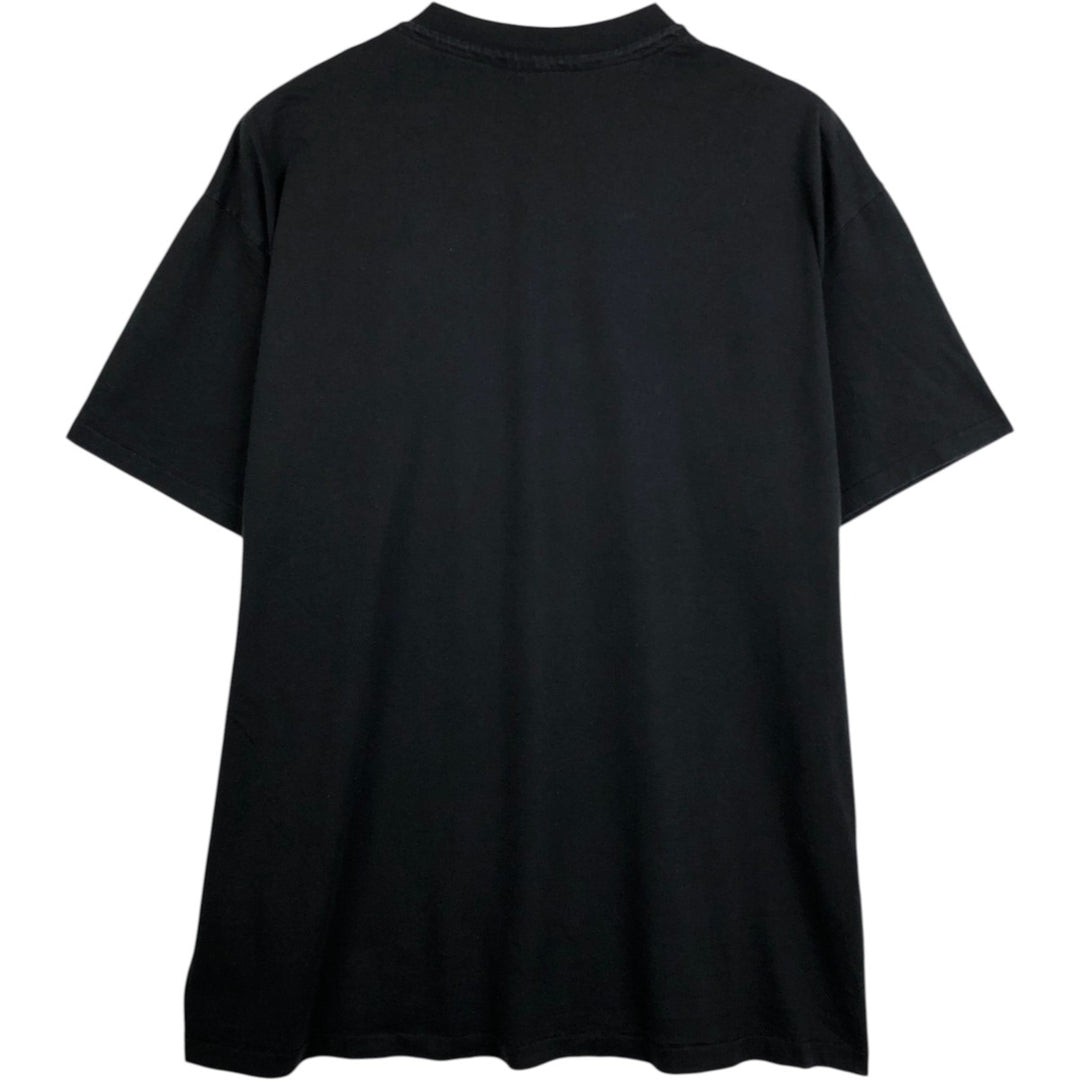 90'S Hanes HEAVYWEIGHT 50 cotton black type Vintage Second Hand