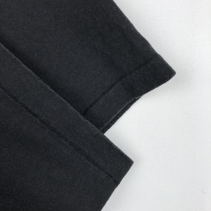 90'S Hanes HEAVYWEIGHT 50 cotton black type Vintage Second Hand