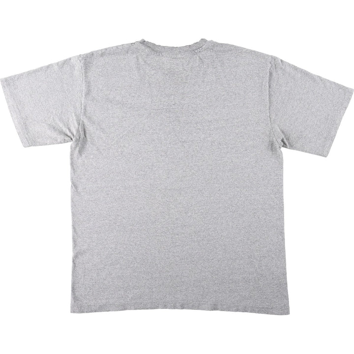 90'S The Cotton Exchange College T-shirt, Made in USA, Men's XL equivalent, Vintage cotton gray type Vintage Second Hand
