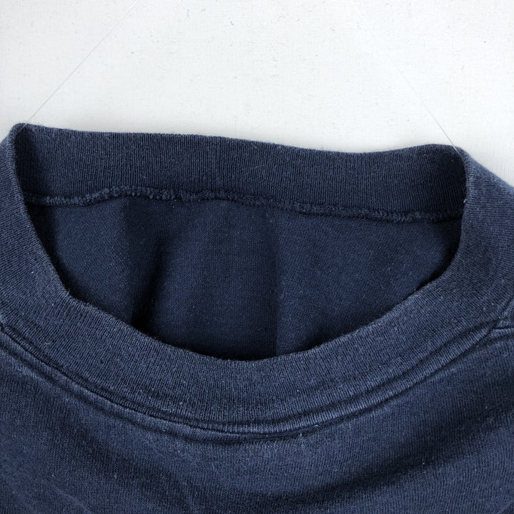 90'S Jansport Triple Print College T-Shirt, Made in USA, Men's XL (approx.) Vintage cotton navy blue type Vintage Second Hand