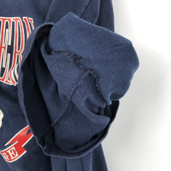 90'S Jansport Triple Print College T-Shirt, Made in USA, Men's XL (approx.) Vintage cotton navy blue type Vintage Second Hand