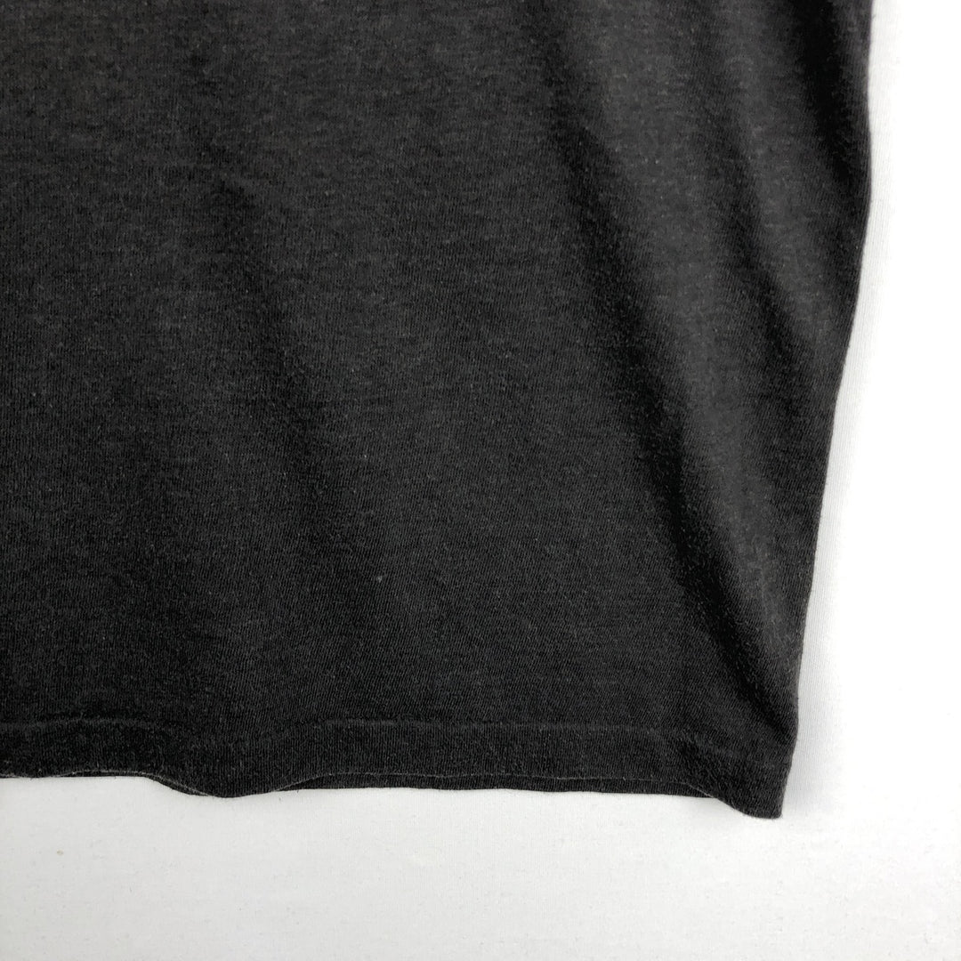 80s-90'S SIGNAL PURDUE Purdue University College T-shirt, Made in USA, Men's Size L (approx.), Vintage cotton Charcoal Vintage Second Hand