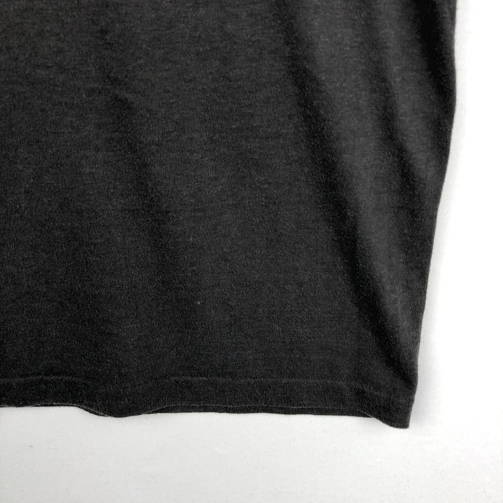 80s-90'S SIGNAL PURDUE Purdue University College T-shirt, Made in USA, Men's Size L (approx.), Vintage cotton Charcoal Vintage Second Hand