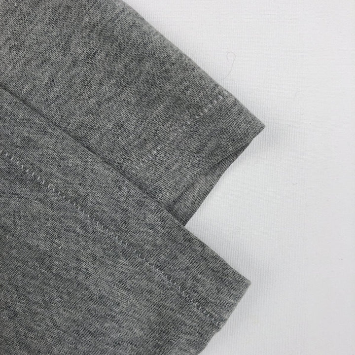 80'S Hanes Poly-Cotton Blue Tag College T-Shirt, Made in USA, Men's XL (approx.) Vintage cotton gray type Vintage Second Hand