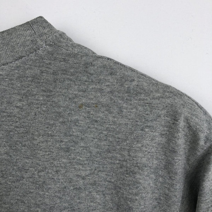 80'S Hanes Poly-Cotton Blue Tag College T-Shirt, Made in USA, Men's XL (approx.) Vintage cotton gray type Vintage Second Hand