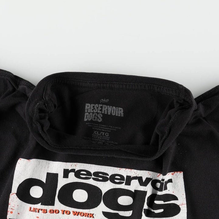 RESERVOIR DOGS Movie T-Shirt (Men's XL equivalent) cotton black type Vintage Second Hand