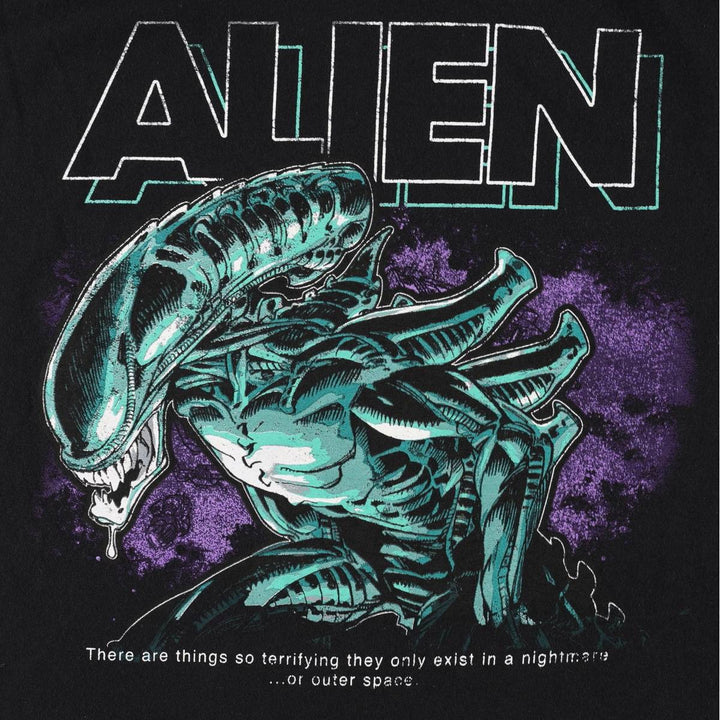 ALIEN Alien Movie T-shirt Men's XL size cotton black type Vintage Second Hand
