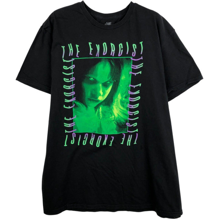 THE EXORCIST Movie T-Shirt (Men's XL equivalent) cotton black type Vintage Second Hand