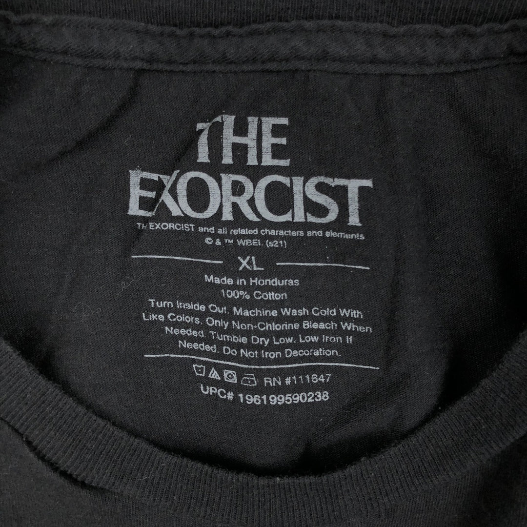 THE EXORCIST Movie T-Shirt (Men's XL equivalent) cotton black type Vintage Second Hand