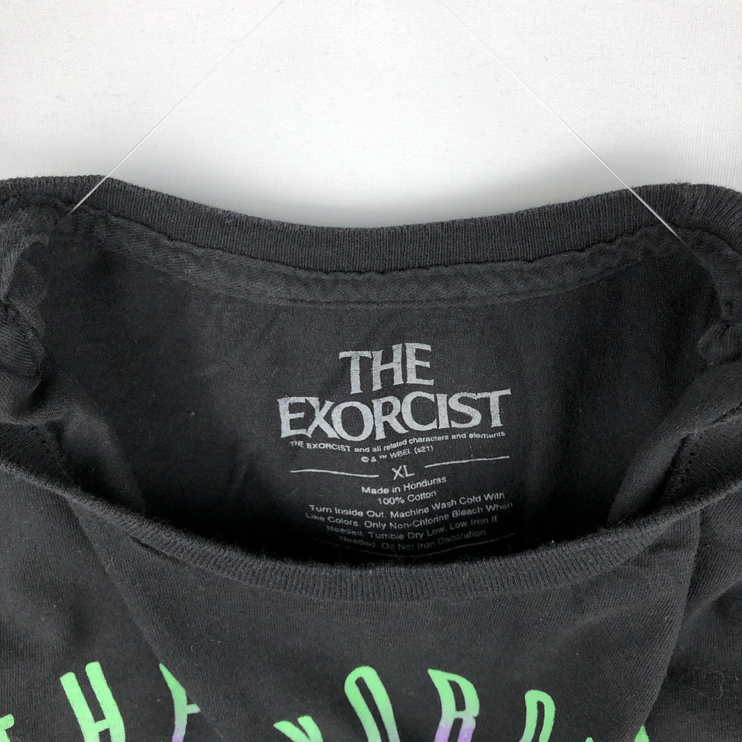THE EXORCIST Movie T-Shirt (Men's XL equivalent) cotton black type Vintage Second Hand