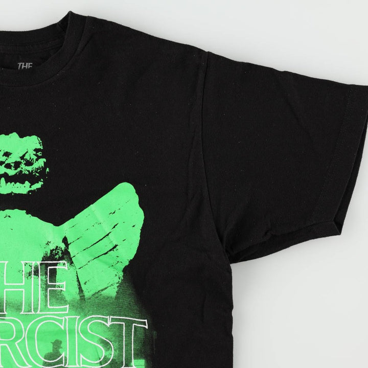 THE EXORCIST Movie T-shirt for men, size L cotton black type Vintage Second Hand