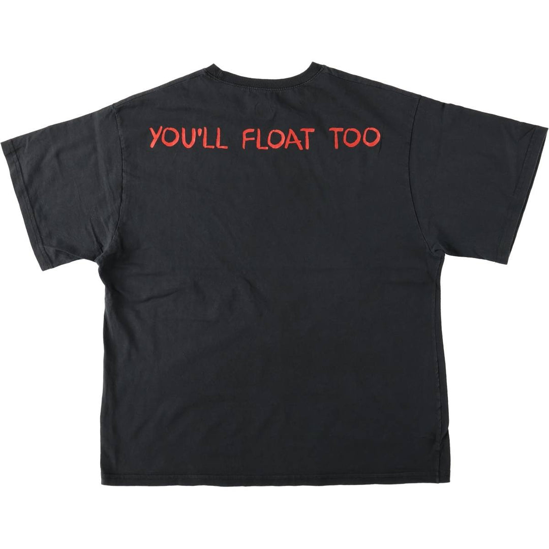 IT Movie T-shirt Men's M size cotton black type Vintage Second Hand