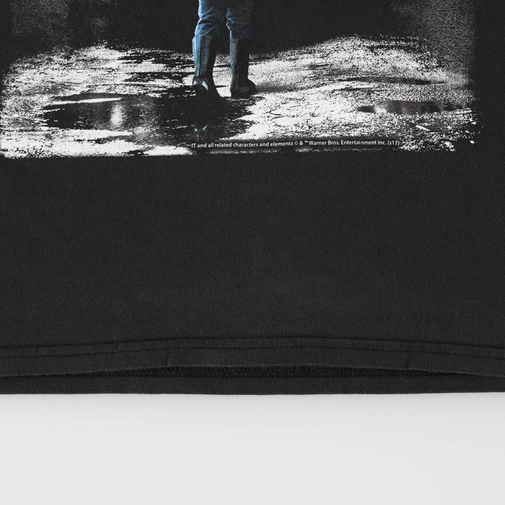 IT Movie T-shirt Men's M size cotton black type Vintage Second Hand