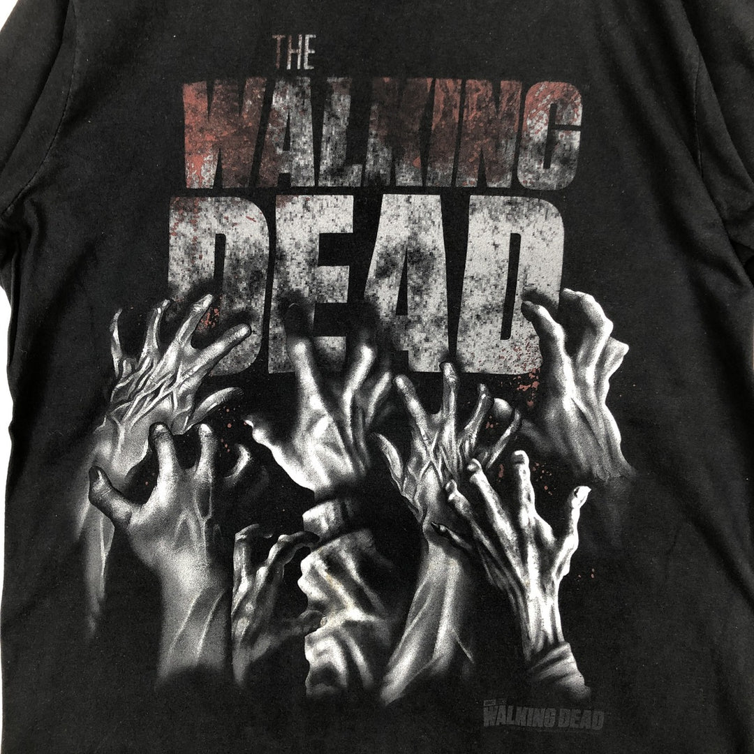 Gildan THE WALKING DEAD Movie T-shirt for men, size L cotton black type Vintage Second Hand