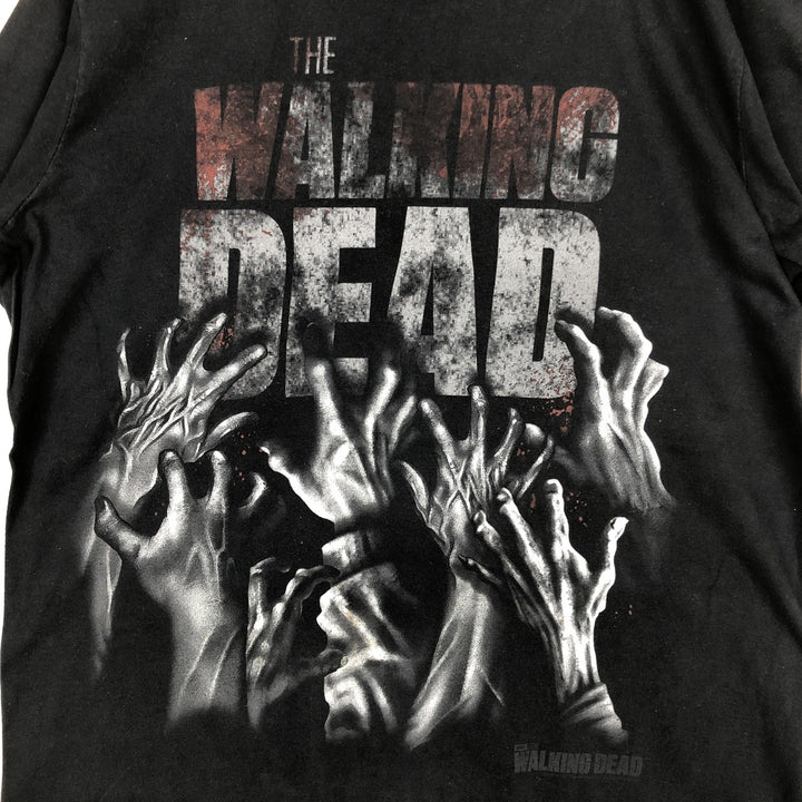 Gildan THE WALKING DEAD Movie T-shirt for men, size L cotton black type Vintage Second Hand