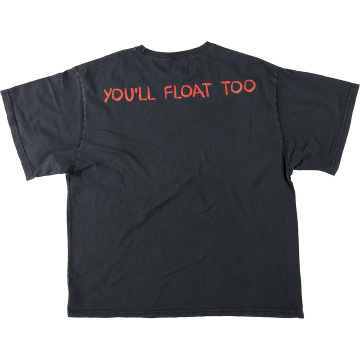 IT Movie T-shirt Men's L size cotton black type Vintage Second Hand