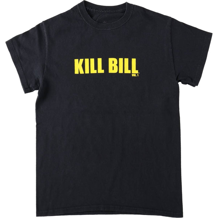 KILL BILL Movie T-shirt, Men's S size cotton black type Vintage Second Hand